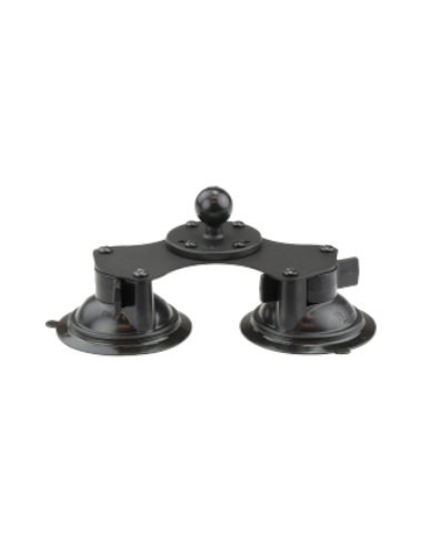 Base con ventosa doble con bola y Twist -Lock de RAM