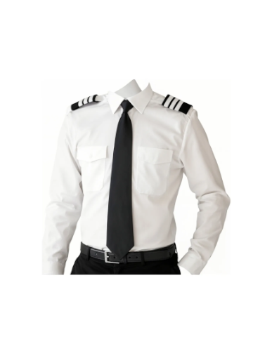 Camisa Piloto Aviation Experts Manga Larga Hombre
